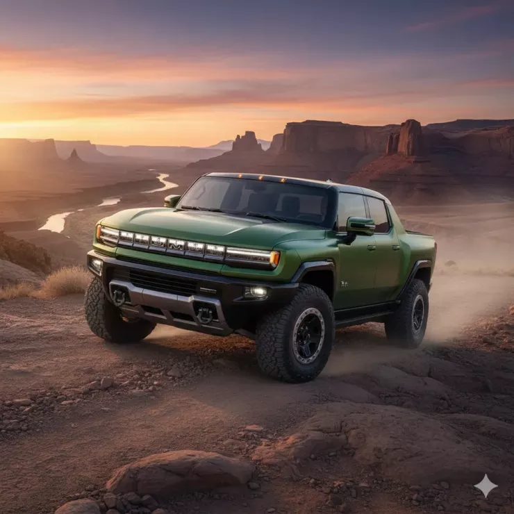 GMC hummer EV. Ảnh: AI.