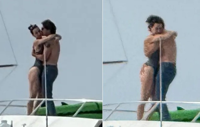 Katy Perry và cựu Thủ tướng Canada Justin Trudeau trên du thuyền ngoài khơi California.