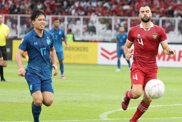 Tuyển Indonesia (áo đỏ) đã và sẽ không còn quan tâm đến đấu trường AFF Cup như trước