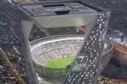 Sân vận động 'đỉnh nóc, kịch trần' theo đúng nghĩa đen có thực sự tồn tại?