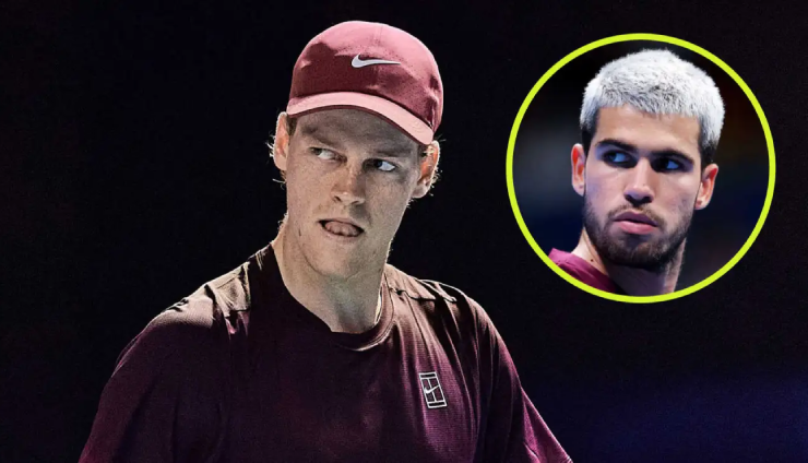 Sinner (ảnh lớn) sẽ trở lại ngôi số 1 thế giới nếu vô địch Paris Masters 2025