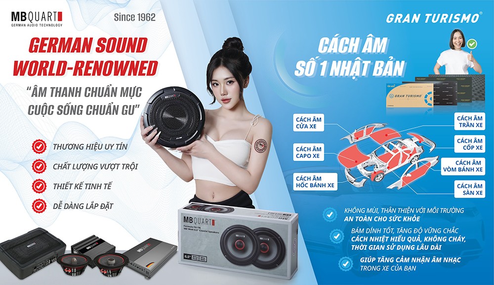 Âm Thanh MB Quart và cách âm GRAN TURISMO là xu hướng tương lai
