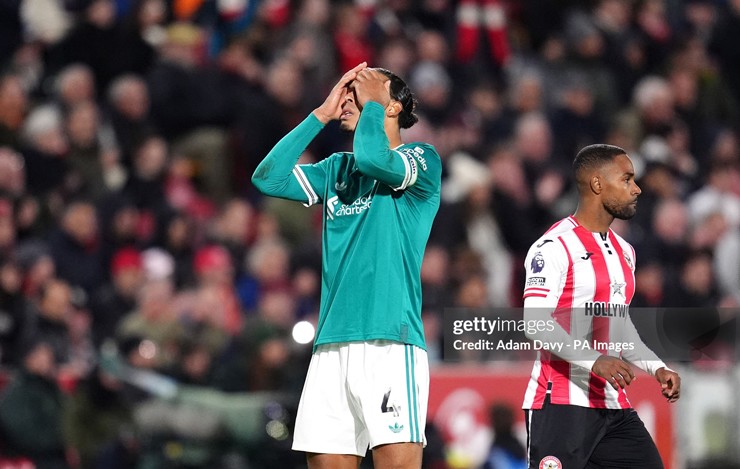 Liverpool thua 5 trên 6 trận gần nhất