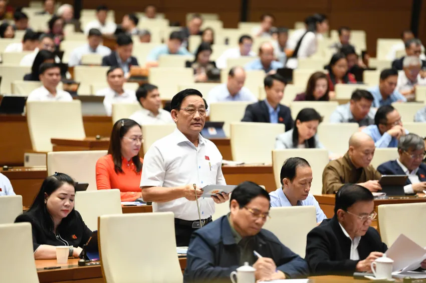 Đại biểu Quốc hội Trần Quốc Tuấn (đoàn Vĩnh Long). Ảnh: QH