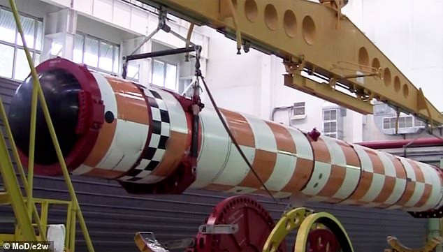 Hình ảnh về ngư lôi hạt nhân Poseidon. Ảnh: e2w