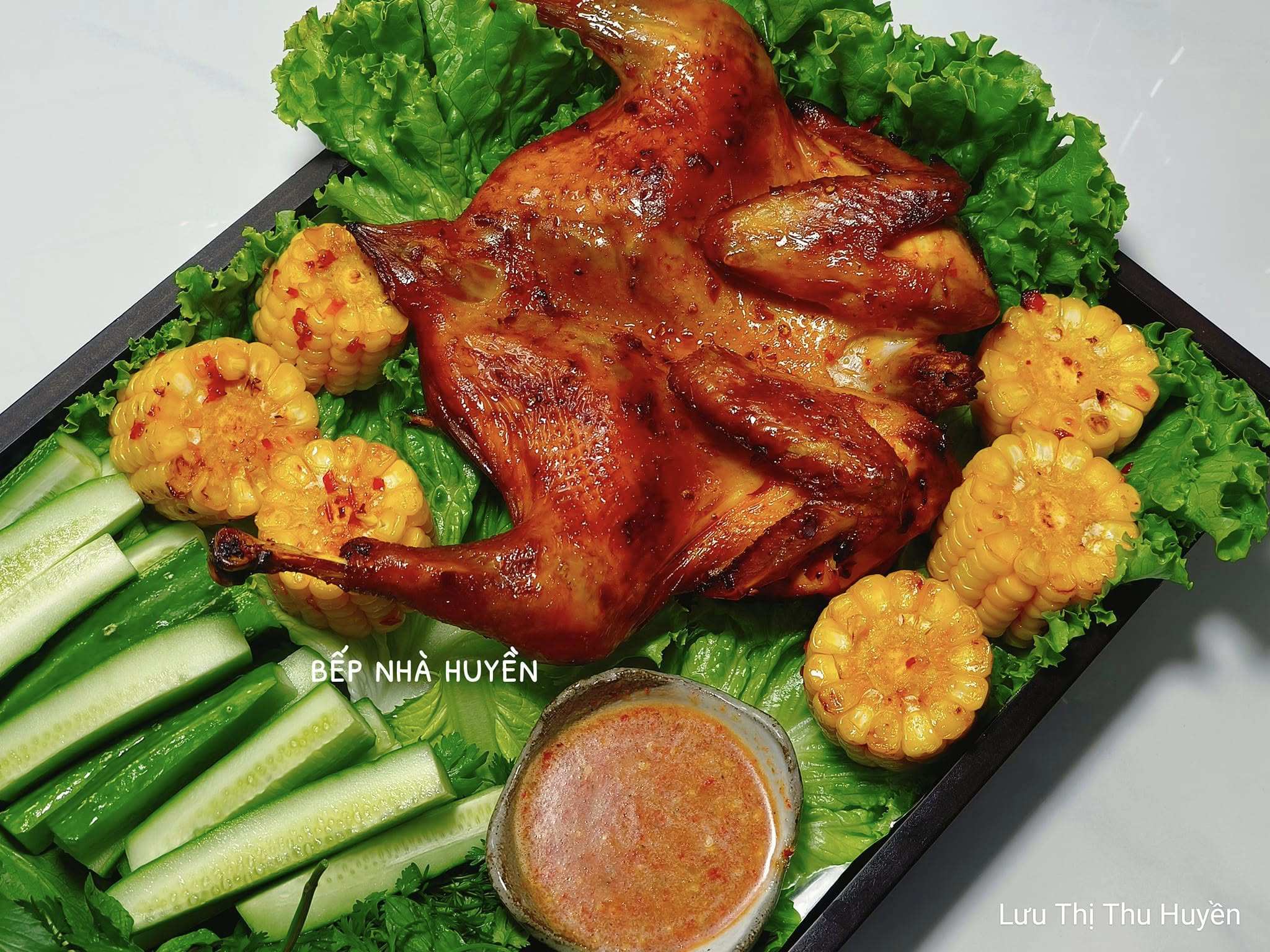 Thịt gà nướng áp dụng công thức này ăn cả con vẫn thòm thèm - 1