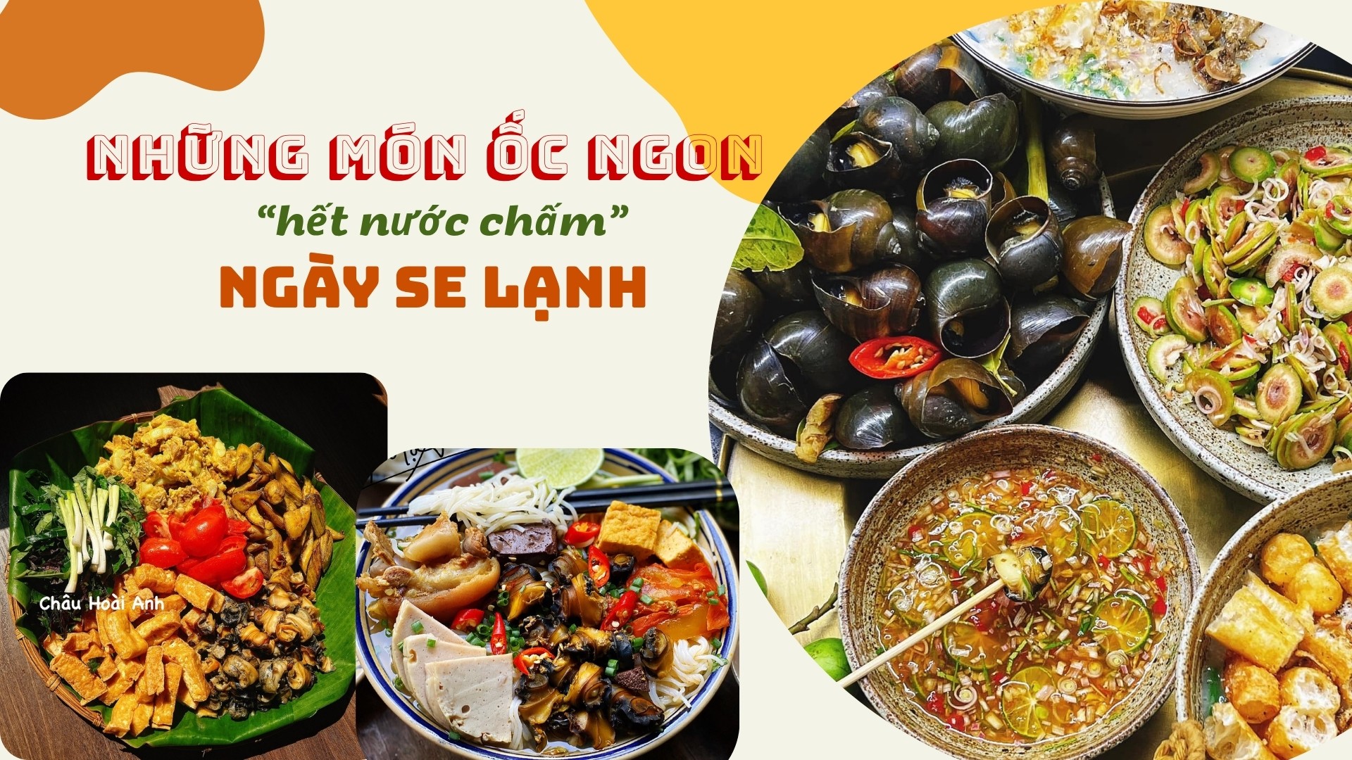 Những món ốc ngon 