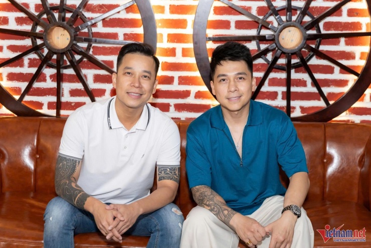 Ca sĩ Lê Hoàng - Tiến Dũng nhóm The Men. Ảnh: Hòa Phạm