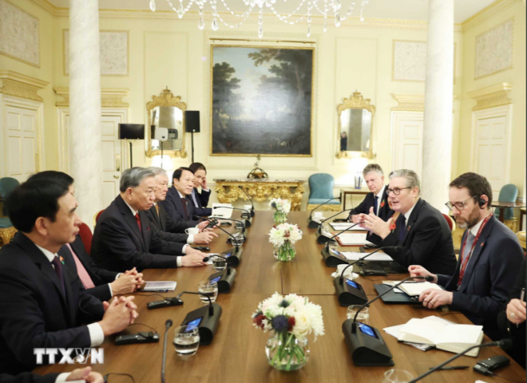 Cuộc hội đàm ngày 29/10. Ảnh: TTXVN