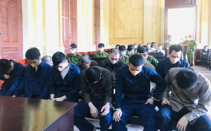 Các bị cáo trong vụ án