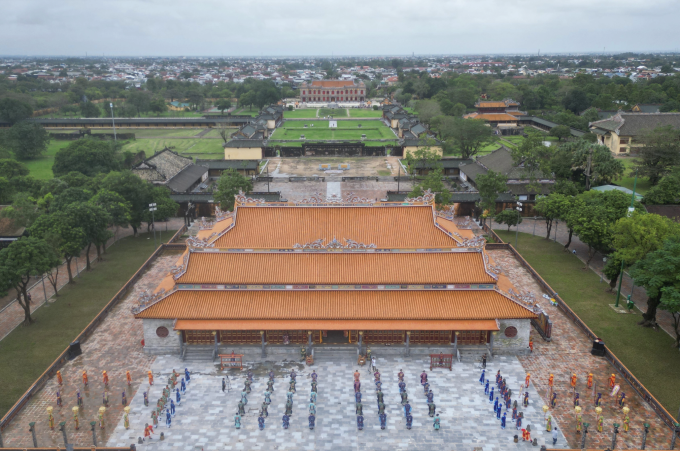 Điện Thái Hòa sau trùng tu tháng 11/2024. Ảnh:Võ Thạnh