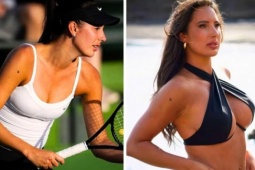Người đẹp tennis "độ" vòng 1, đáp trả cực chất khi bị hỏi chuyện "nhạy cảm"
