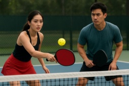 Vui buồn chuyện tình trường ở sân pickleball: Khi đối thủ lại là...người yêu cũ