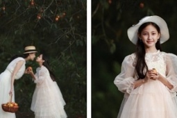 Con gái 10 tuổi của Hoa hậu Hà Kiều Anh trong trẻo, thuần khiết như 'nàng thơ'