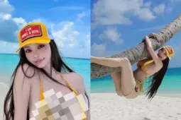 Danh tính mỹ nhân với bức ảnh ‘đu cây dừa’ viral mạng xã hội