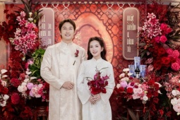 Không gian đám hỏi đậm bản sắc quê hương của Đình Tú - Ngọc Huyền