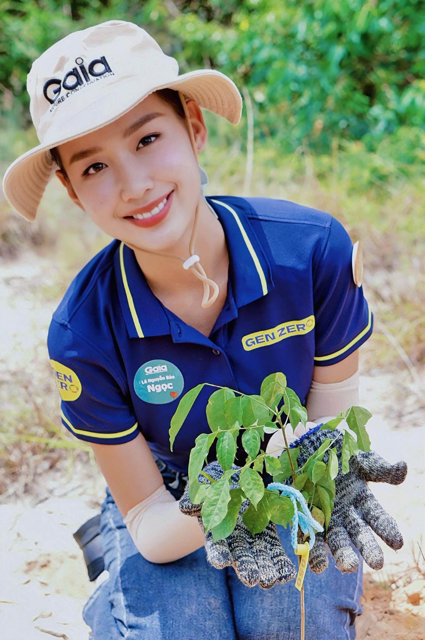 Hoa hậu Bảo Ngọc có hành trình bền bỉ cho các dự án về môi trường.