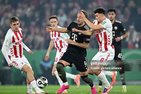 Video bóng đá Cologne - Bayern Munich: Dấu ấn Kane - Diaz, ngược dòng đỉnh cao (Cúp QG Đức)