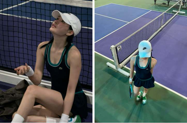 Theo nữ ca sĩ, hành động này chỉ đơn giản là để cho đỡ vướng khi di chuyển