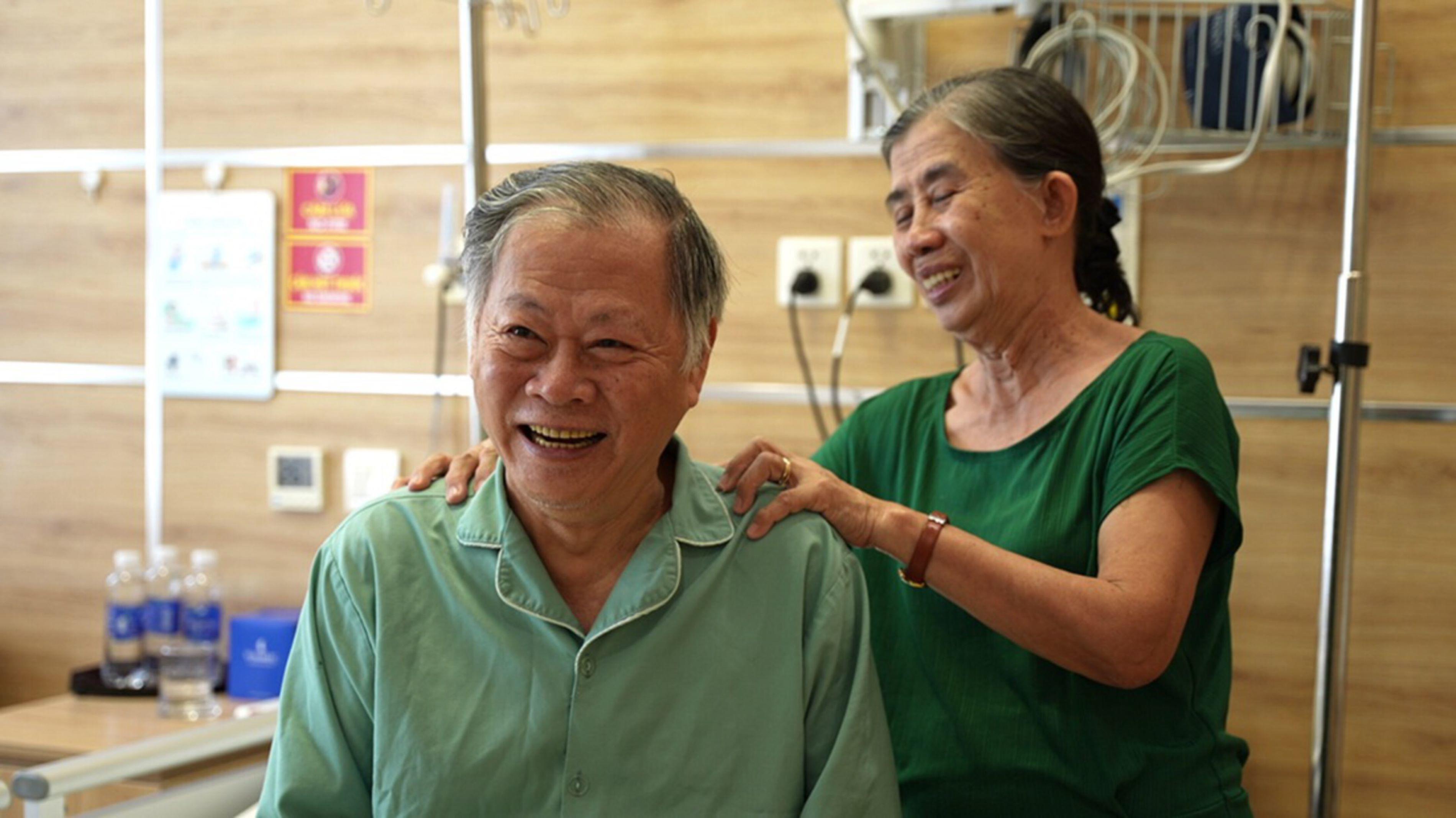 Bệnh nhân Trần Thật Thành ổn định sức khỏe sau can thiệp