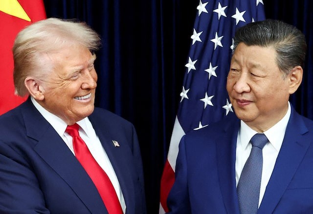 Ông Trump và ông Tập trong cuộc gặp ngày 30/10/2025. Ảnh: Reuters