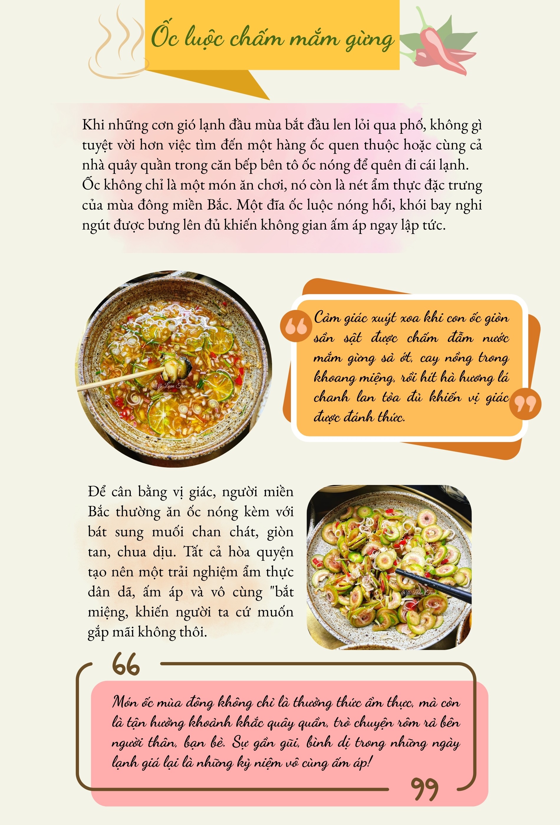 Những món ốc ngon 