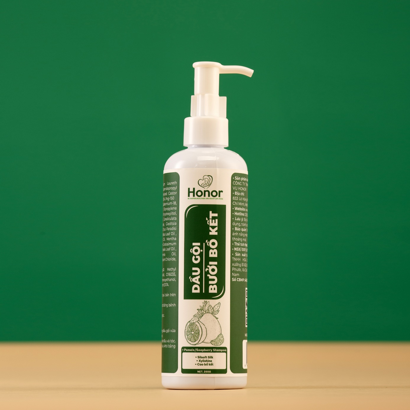 Dầu gội bưởi bồ kết Honor - dịu lành cho tóc như nồi nước thảo mộc của mẹ - 3