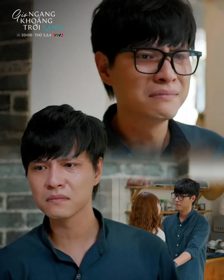 Diễn viên Tô Dũng thành công với vai Toàn trong "Gió ngang khoảng trời xanh". Ảnh VTV