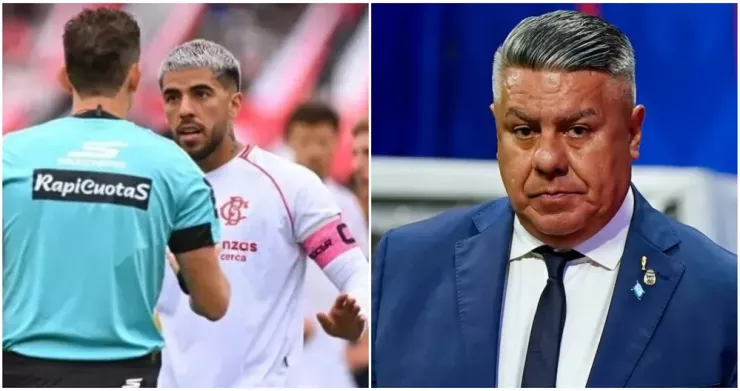 Làng bóng Argentina dậy sóng vụ trọng tài bị treo còi vĩnh viễn sau khi rút thẻ đỏ cho con trai của Chủ tịch Liên đoàn. Ảnh: TCO.