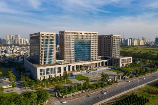 Dự án trụ sở Bộ Ngoại giao trên đường Lê Quang Đạo, Hà Nội. Ảnh: MXH