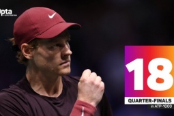 Sinner cân bằng kỷ lục Alcaraz, Vacherot bất ngờ vượt Federer ở Paris Masters