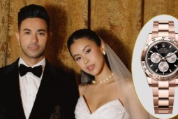 Chồng ngoại quốc đeo đồng hồ hơn 1,4 tỷ đồng giống Tiên Nguyễn