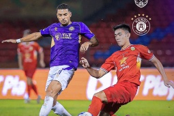 Video bóng đá Hà Tĩnh - Hà Nội: Lê Viktor chói sáng, bàn phản lưới định đoạt (V-League)