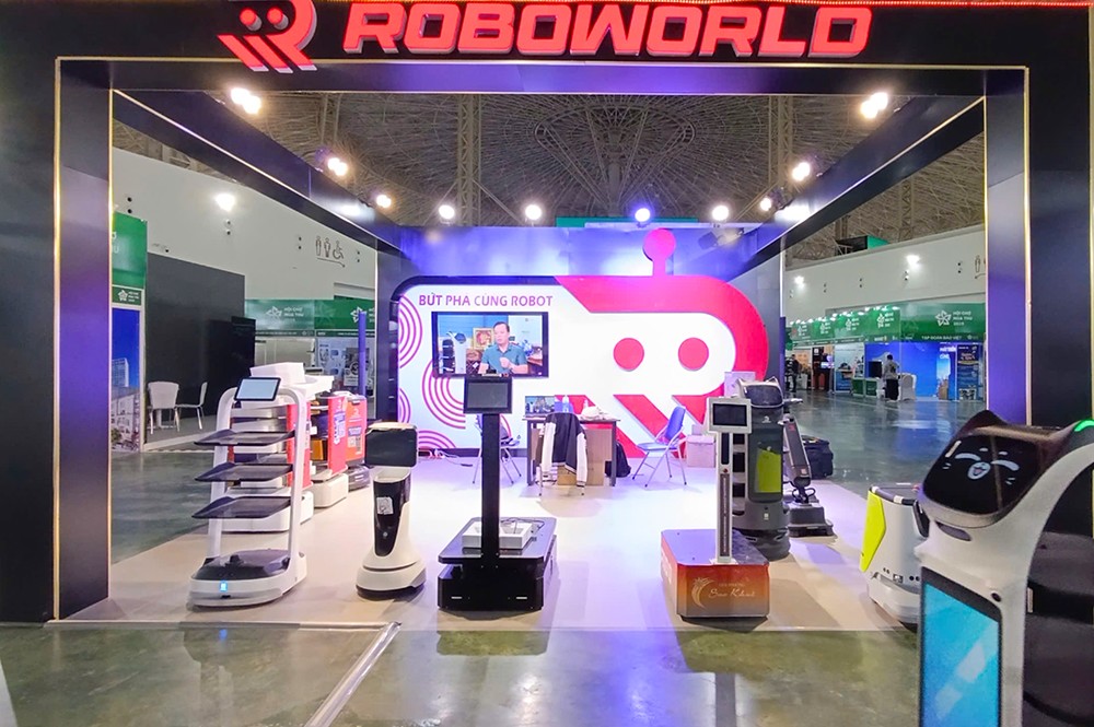 Gian hàng của Roboworld tại H2-05A, Hội chợ Mùa thu 2025