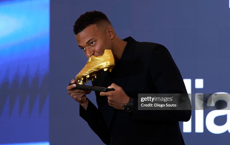 Mbappe giành giải chiếc giày vàng châu Âu 2024/25