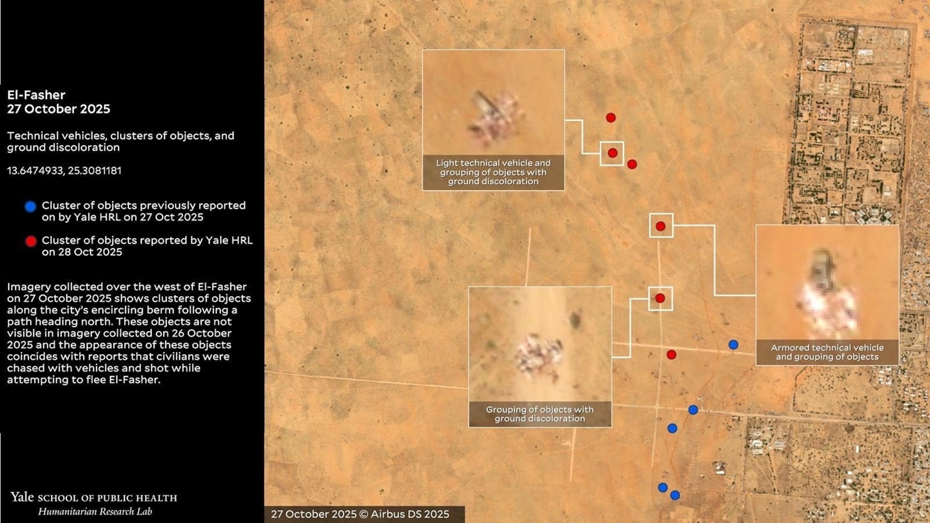 Ảnh vệ tinh của nhóm nghiên cứu thuộc Đại học Yale (Mỹ). Ảnh: HRL