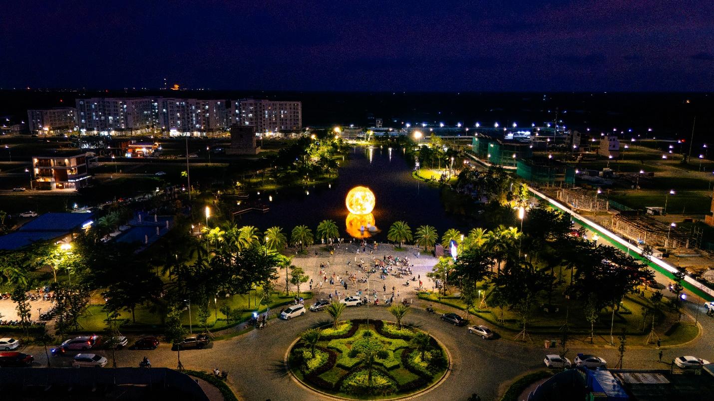 Phố thương mại tại Nam Long II Central Lake kết nối trực tiếp với hồ trung tâm 3ha