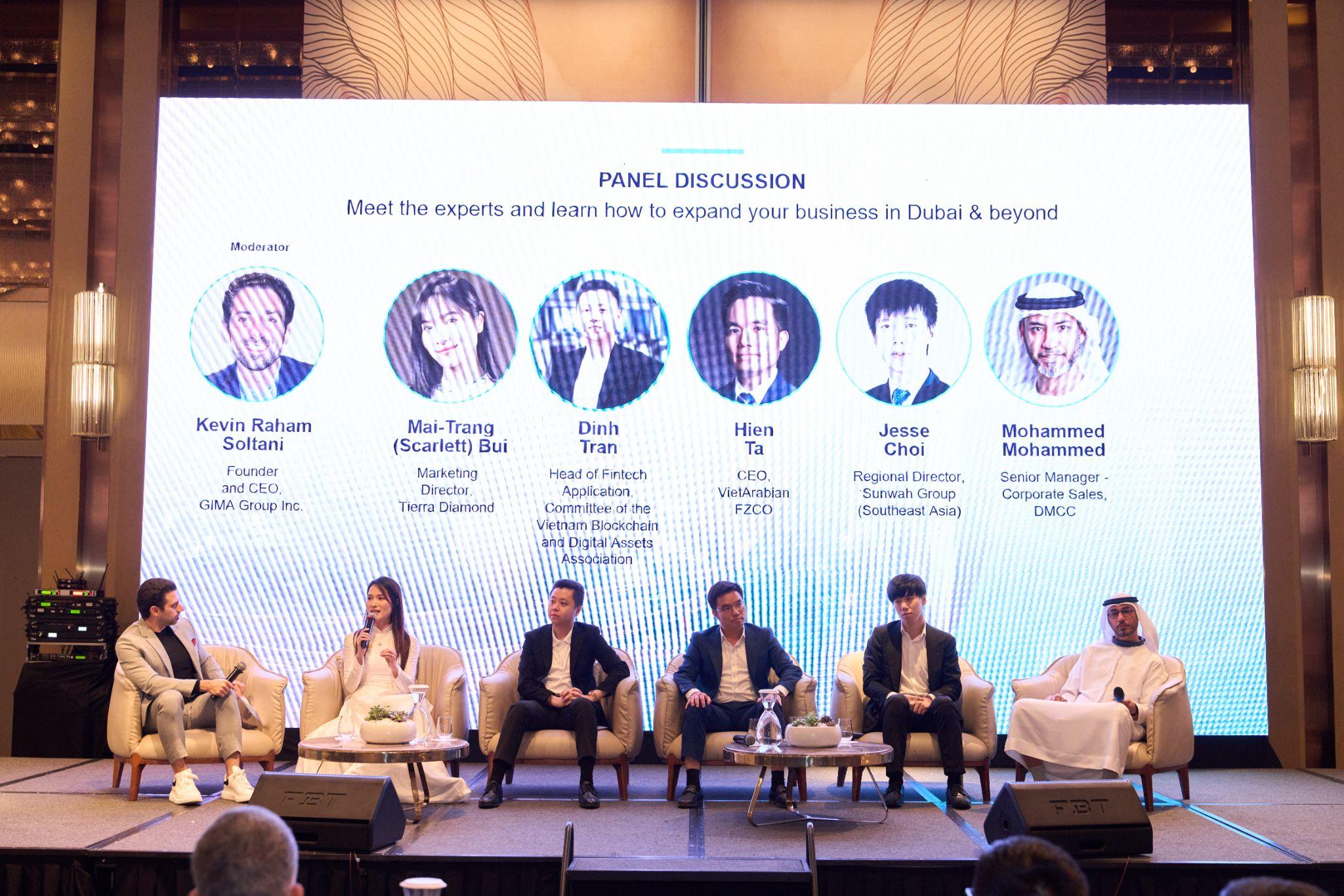 Chị Mai Trang - Giám đốc Thương hiệu Tierra Diamond chia sẻ tại sự kiện