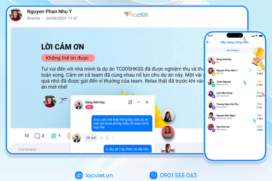 Đẩy nhanh chuyển đổi số trong quản lý nhân sự với phần mềm LV SureHCS ứng dụng AI mới nhất - 4