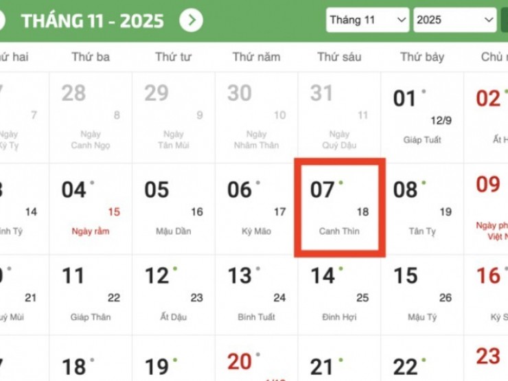 Lập đông năm 2025 rơi vào ngày nào, thứ mấy?