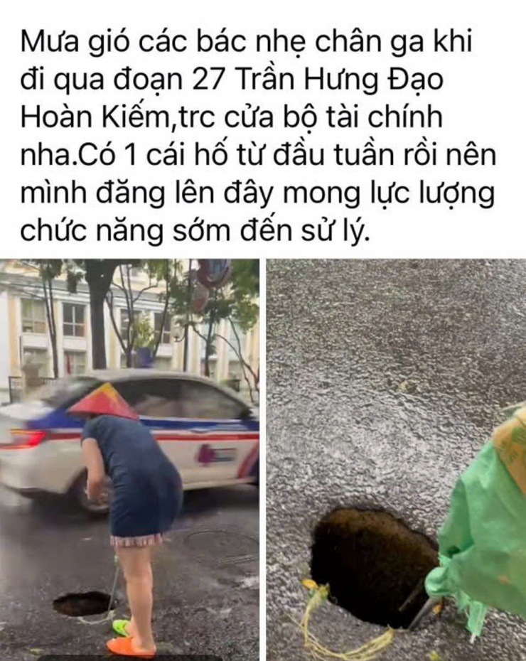 Phản ánh của người dân trên mạng xã hội. Ảnh: N.Đ.