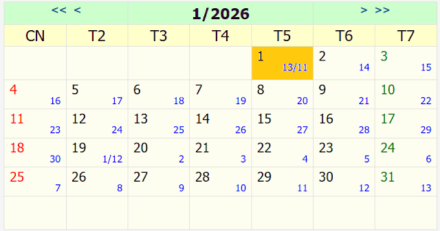 Nghỉ Tết Dương lịch 2026 1 ngày rơi vào thứ mấy? - 1