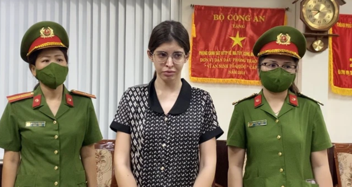 Người mẫu An Tây lúc bị bắt
