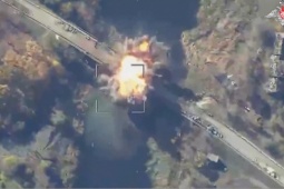 Nga công bố video phá hủy cầu vận chuyển hậu cần cho quân đội Ukraine