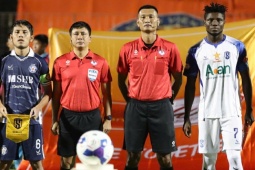 Video bóng đá Đà Nẵng - SLNA: Vỡ òa bàn gỡ phút 90+5 (V-League)