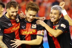 Video bóng đá Ninh Bình - Becamex TP.HCM: Hoàng Đức lập công, siêu phẩm ấn định (V-League)