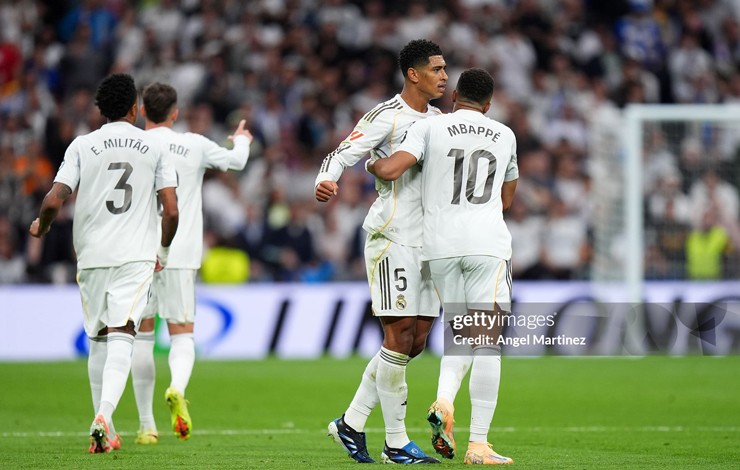 Real đang dẫn đầu bảng xếp hạng&nbsp;La Liga&nbsp;