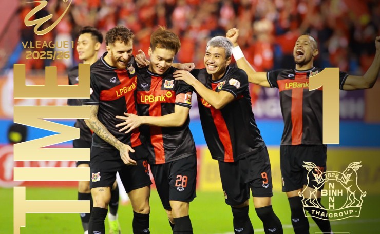 Hoàng Đức ghi bàn, nhưng Ninh Bình vẫn bị cầm hòa trên sân nhà