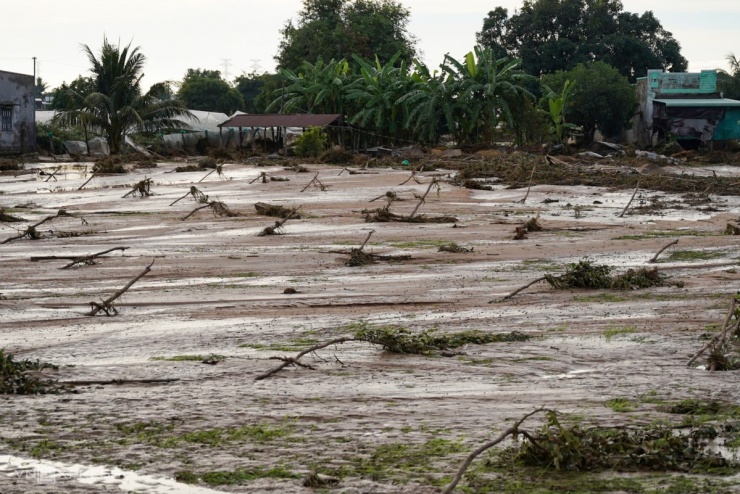 Hiện trường vỡ hồ nước trên núi ở Lâm Đồng - 9