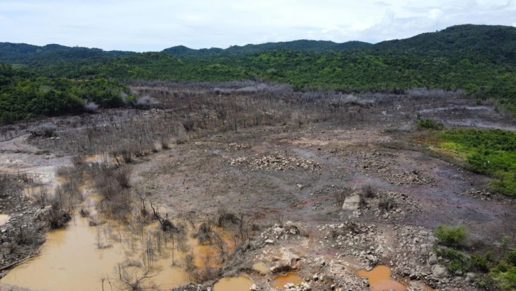 Hiện trường vỡ hồ nước trên núi ở Lâm Đồng - 2